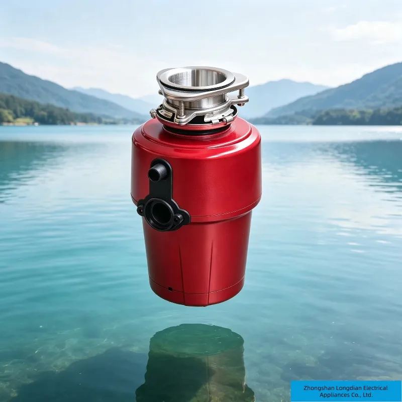 Airo 0.75 HP Food Waste Disposer with Stainless Steel Drain Flange 3 Point Lock Mount Kitchen Garbage Disposal Grinding System