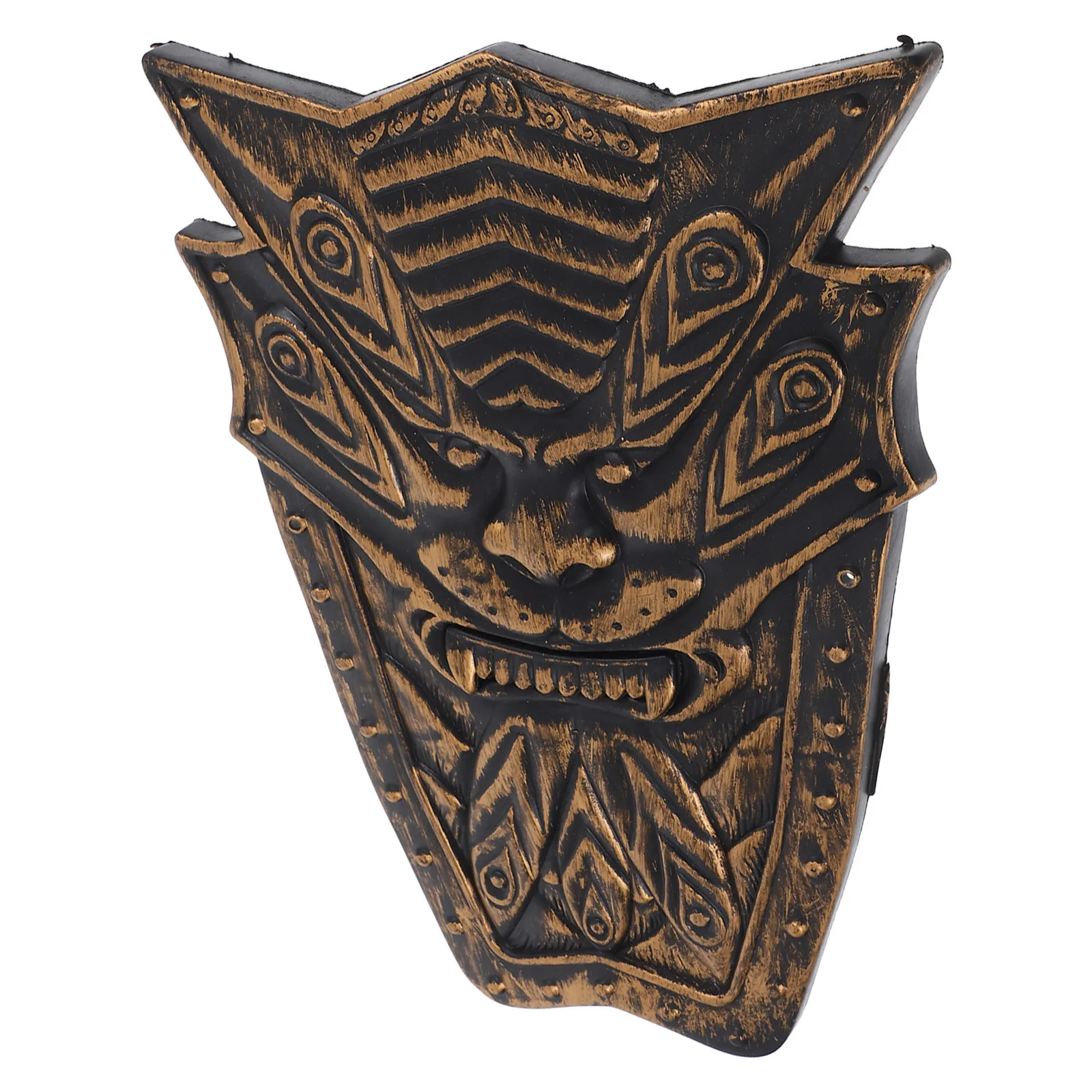 Escudo de caballero medieval para niños: accesorio de disfraz de juego de rol de plástico ligero para Halloween Cosplay fiesta actuación escenario Prop