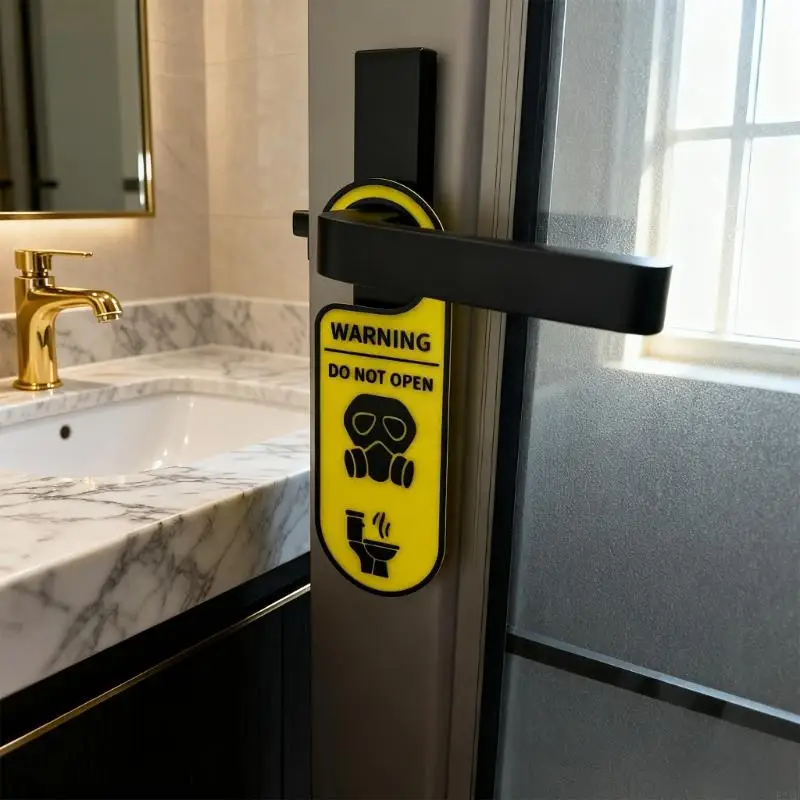 Bathroom Door Signs Do Not Disturb Occupied Door Sign Privacy Restroom Door Sign