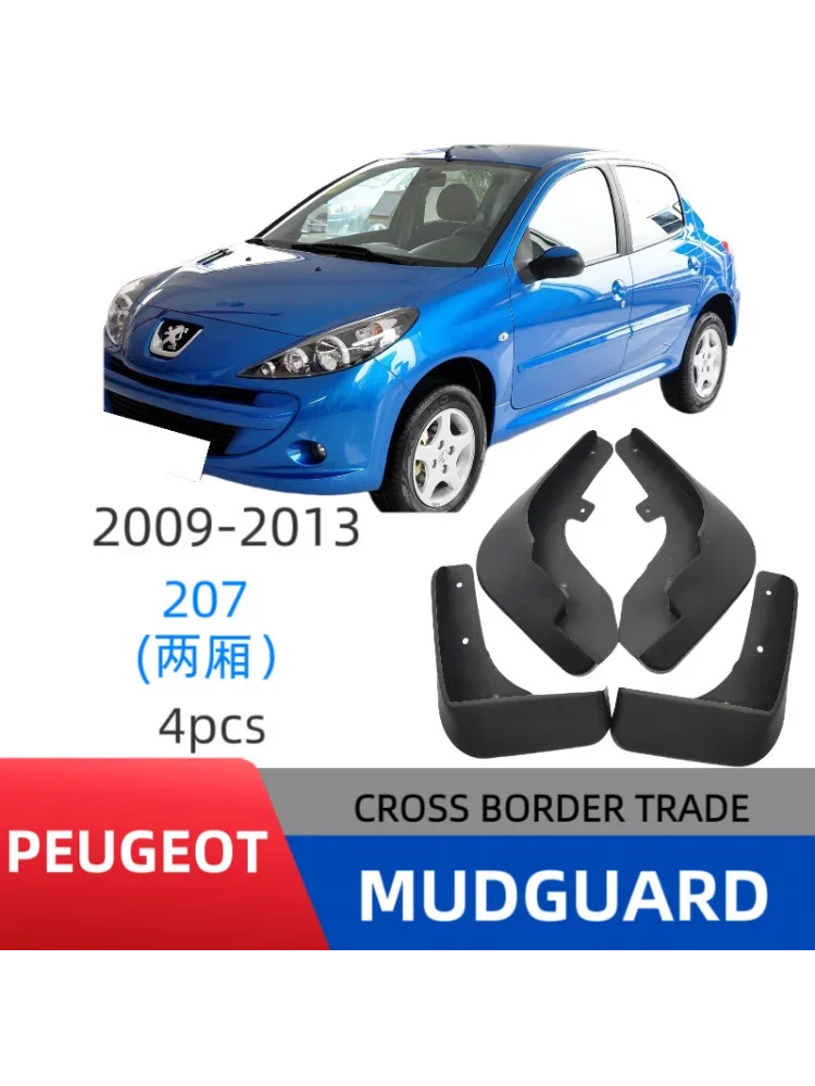 Convient pour Peugeot 207 hayon 2009-2013 garde-boue de pneu de voiture transversal Installation facile sans perçage