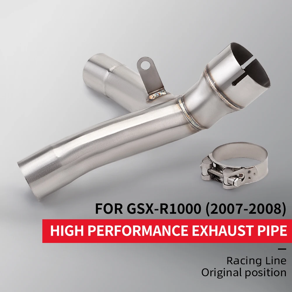 

Надевается для GSX-R1000 K9 2007-2008 2009-2011, выхлопная труба мотоцикла Exhuast Escape, среднее звено