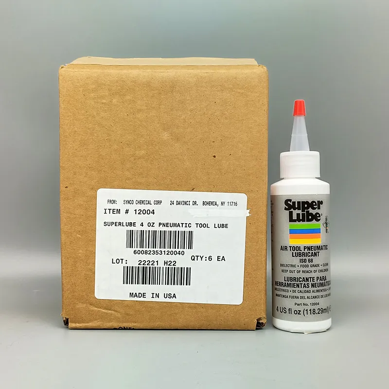 SUPER LUBE 12004 Pneumatic Tool Lubricating Oil High Temperature Resistant Food Grade Blade Gear Bearing Lubricant