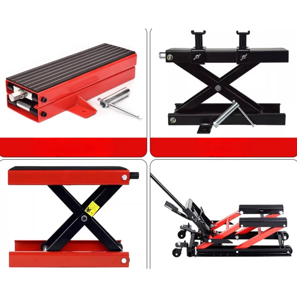 منصة رفع الدراجة النارية شديدة التحمل، حامل إصلاح، أداة صيانة المرآب ​