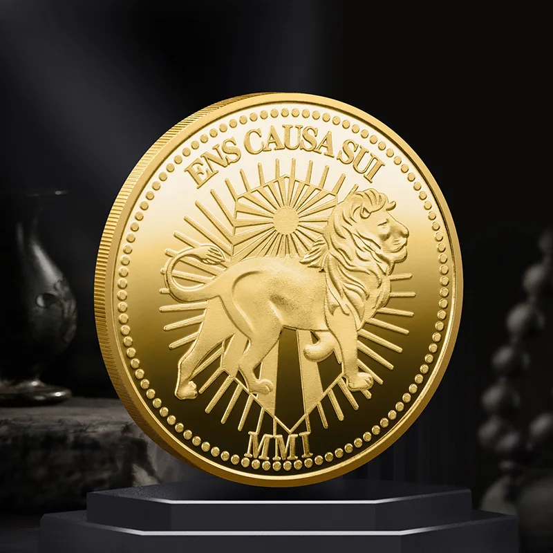 Movie John Wick Continental Hotel Gold Coin Commemorative Collecting High Quality Coins With Protective Shell Cosplay Props