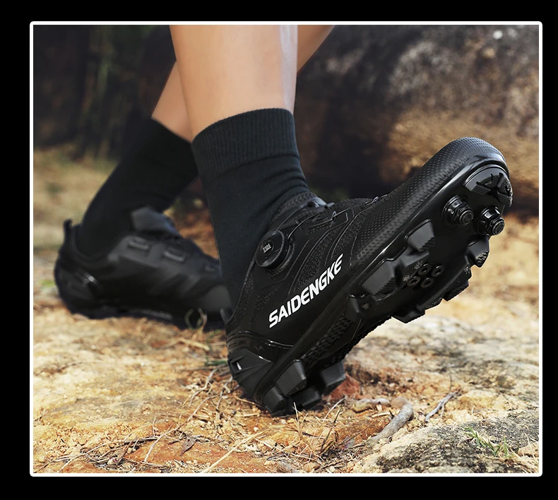 2026 Neue Professionelle Radsportschuhe für Herren und Damen, Mountainbike-Schuhe mit SPD-Klammern, MTB-Fahrradschuhe, Speed-Sneaker für Geländefahrten – Detail 32