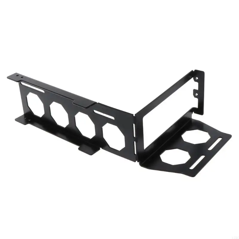 U55C PCI-E 16x x16 Graphics VGA Card Holder Aluminum Graphics Card Converted Support Computer Cooling Cooler Radiator Bracket