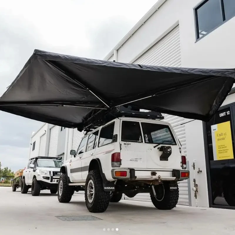 

Автомобильный тент-маркиза 270 градусов с LED-подсветкой, водонепроницаемый, с большой боковой стенкой, для внедорожников 4x4