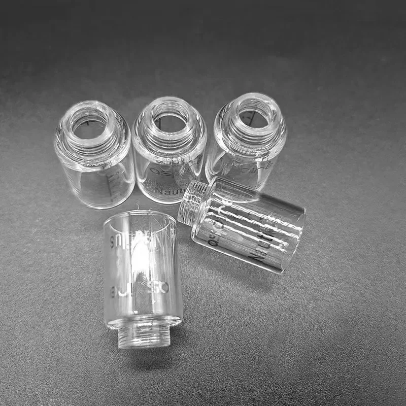 5 Pieces Replacement Glass Tank for Aspire Nautilus 5ml Nautilus Mini 2ml Glass Tank Cover Mini Glass Cup Container