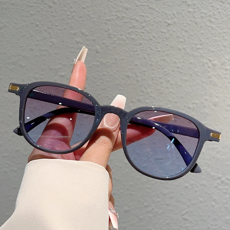 KAMMPT Runde Sonnenbrille für Herren, modisch, Vintage-Dekor, Outdoor, Markendesign, Schattierungen, Damen, trendig, neu in mehrfarbigen, lässigen Sonnenbrillen