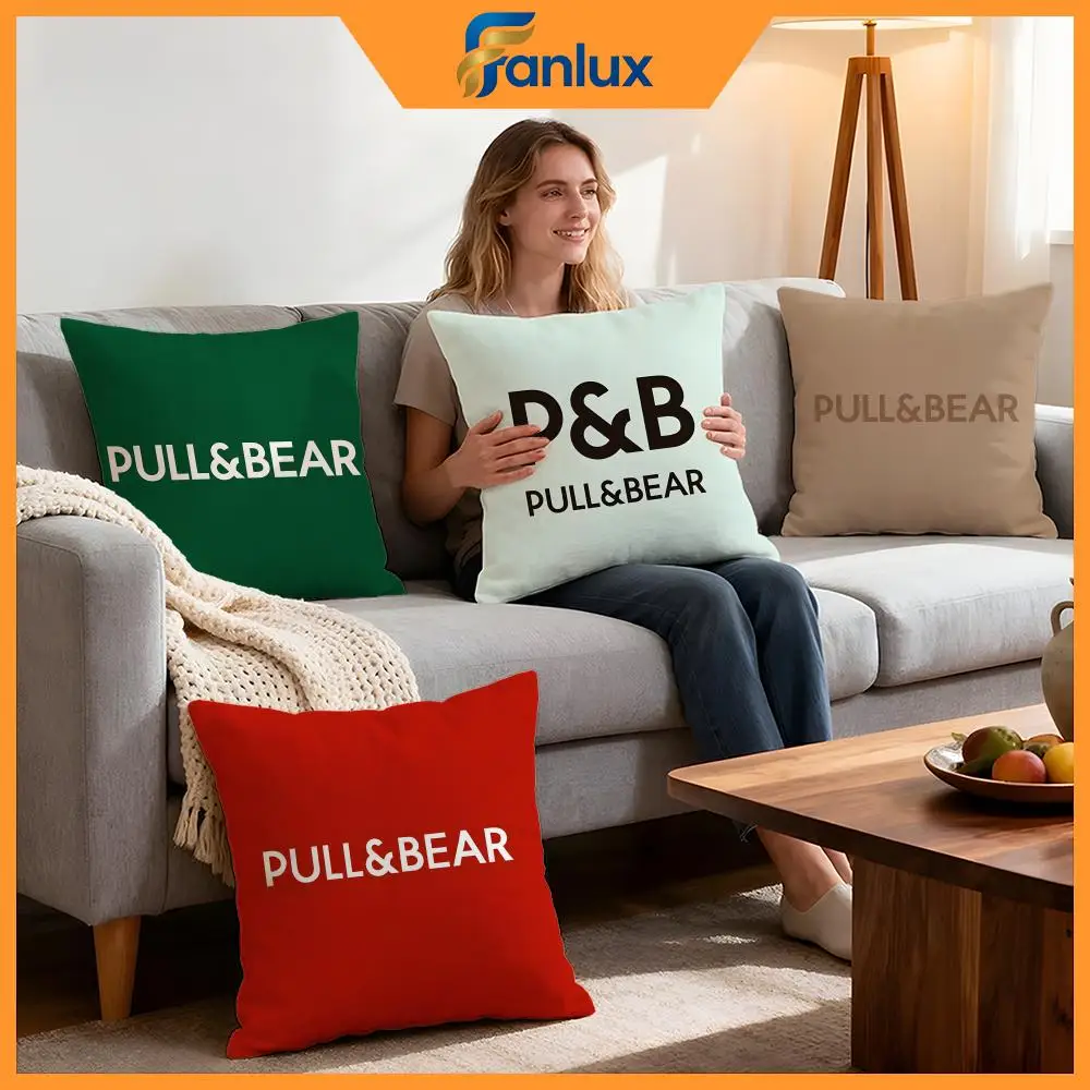 Brand Pull&Bear Cushion Cover 4Pcs Decorative Covers Soft Cushion Case for Sofa Couch Decor 40x40 45x45 Pillowcases
