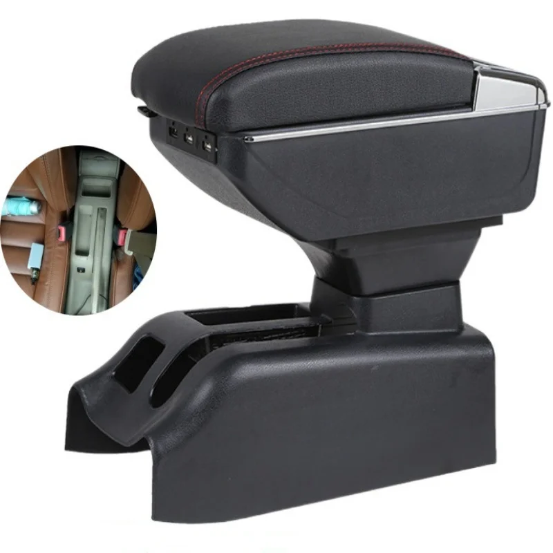 

For VW Golf 4 Armrest Box For Volkswagen Bora Golf 4 Car Armrest Central storage Box Interior Retrofit with USB Car Accessories