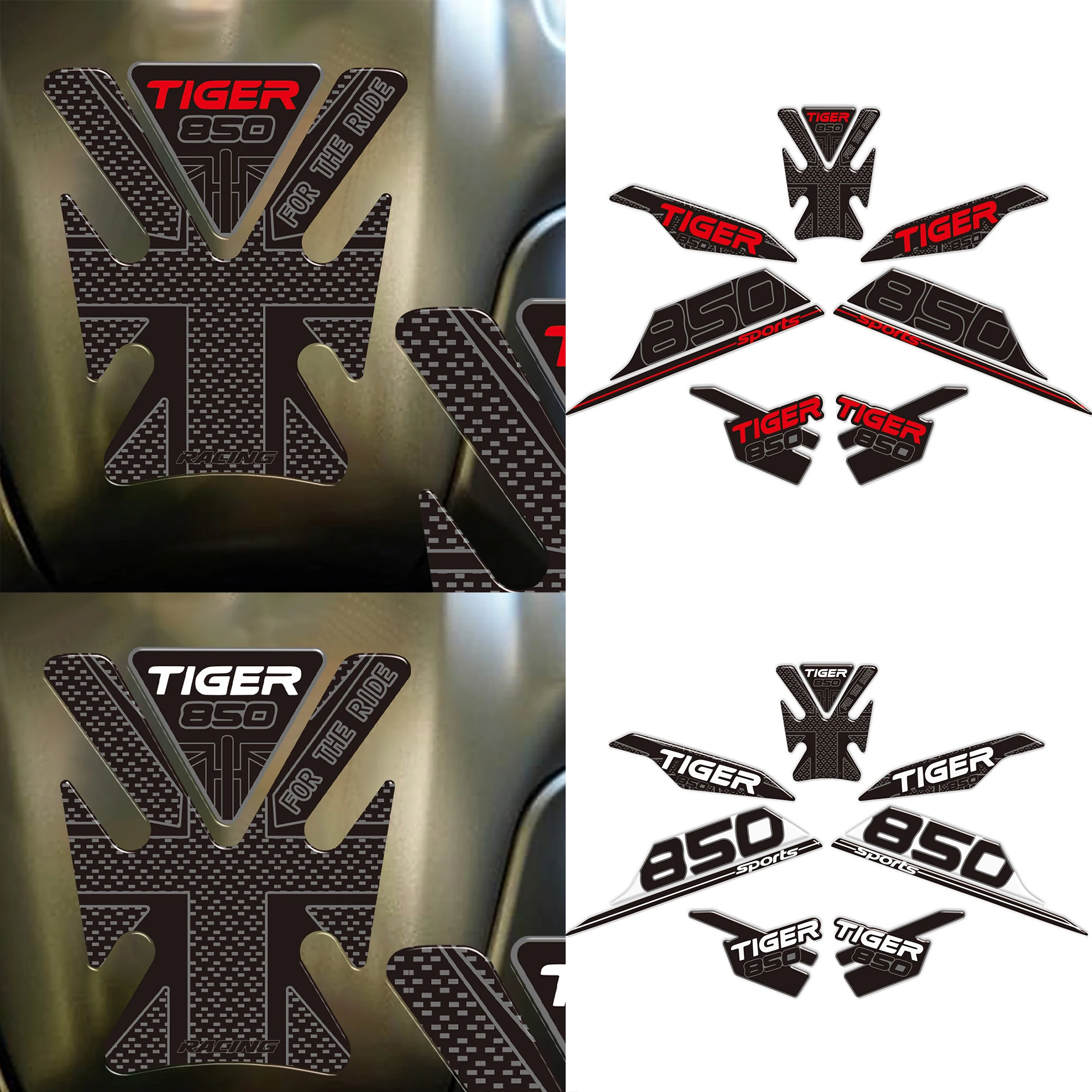 

Motorcycle Stickers 3D Tank Protection For Triumph Tiger 850 Sport 2021-2022B Sticker Packs