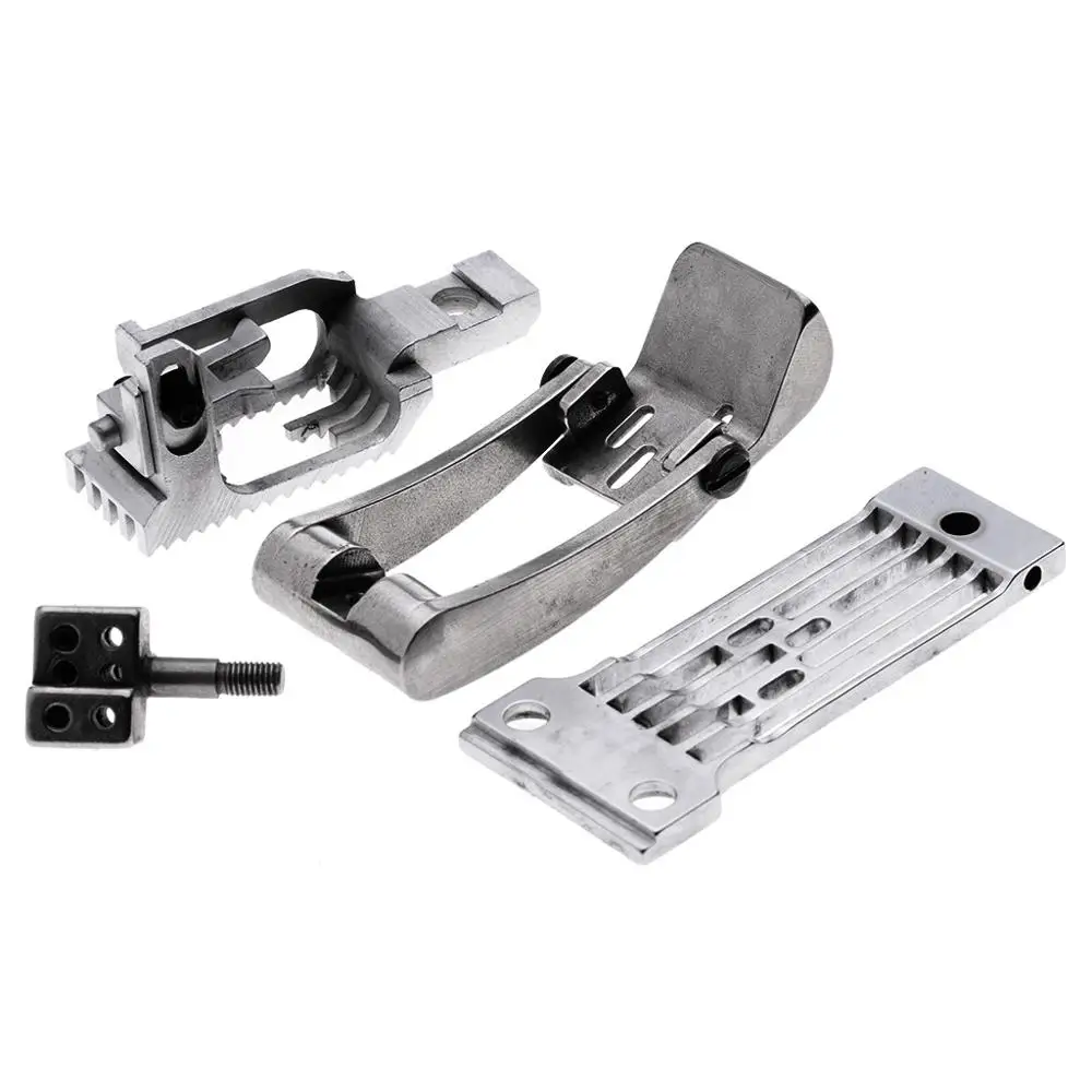 

VBM2261 Gauge Set 3/8 Needle Plate Presser Foot Feed Dog Industrial Sewing Machine Parts For RBM 2261 2262