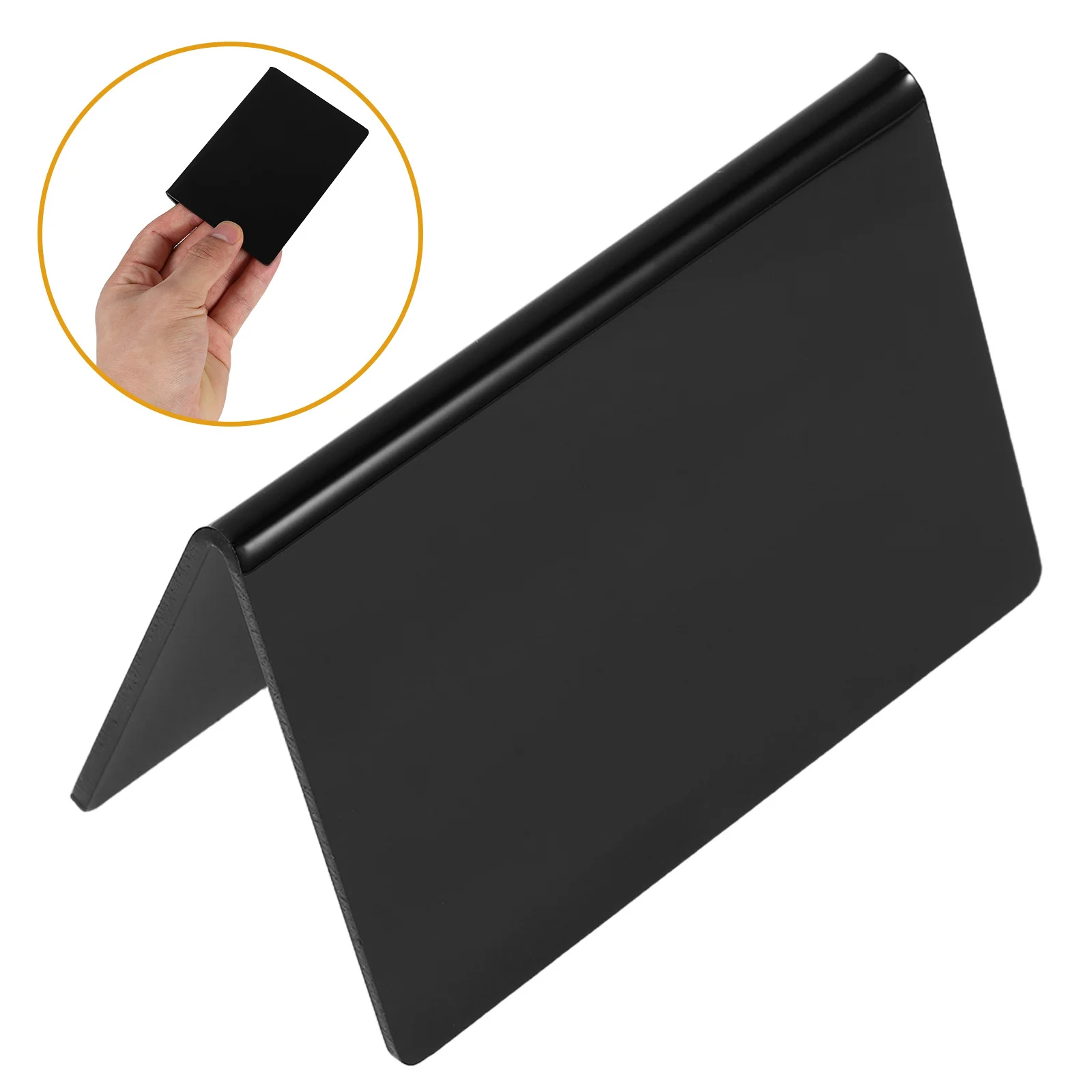 

6Pcs Acrylic Mini Chalkboard Signs Erasable Food Labels for Bakery Birthday Wedding Party Tabletop Display Tabletop Food Display