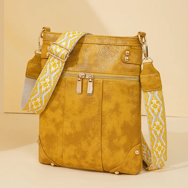 

2025 Famous Luxury Brand Shoulder Bags Multiple Pockets Soft PU Leather Crossbody Bags For Women Vintage Shopping Bag Sac A Main