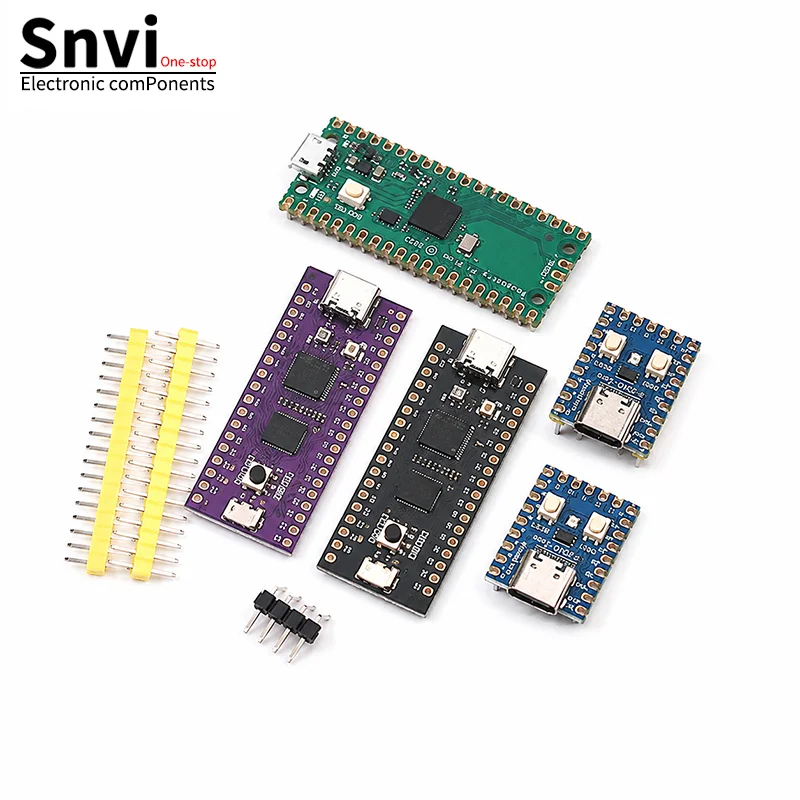 Raspberry Pi Pico RP2040 PICO W Placa de Desarrollo de Doble Núcleo ARM Cortex-M0+ Microcontrolador Programable MicroPython Tipo-C Micro