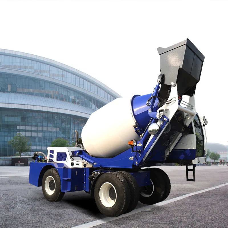 EPA Fully Automatic Self Loading Cement Concrete Mixer Truck Mixer Good  Small Concrete  Truck Concrete  Suitable  Loading