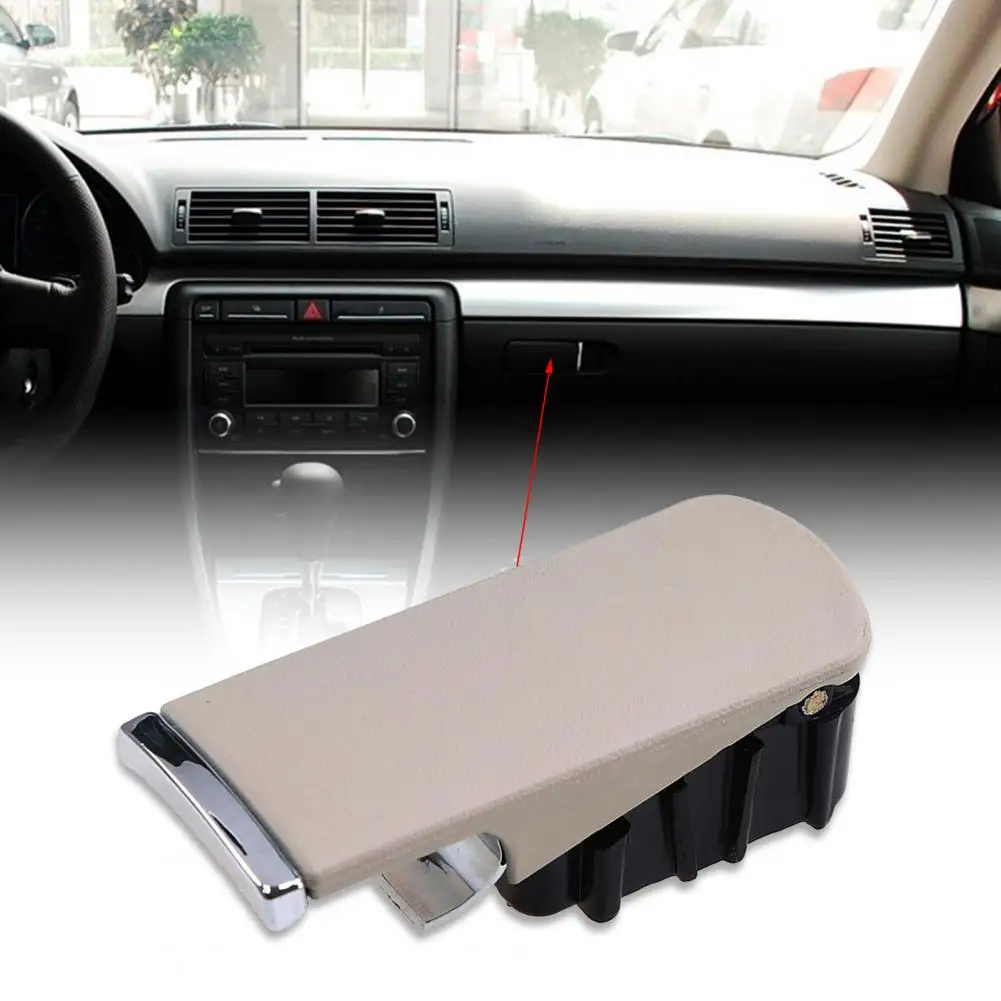 Glove Box Handle Lid Robust Compact Glove Box Handle Cover Auto Part Glove Box Handle Lid Open/Lock Puller 8E1857131A