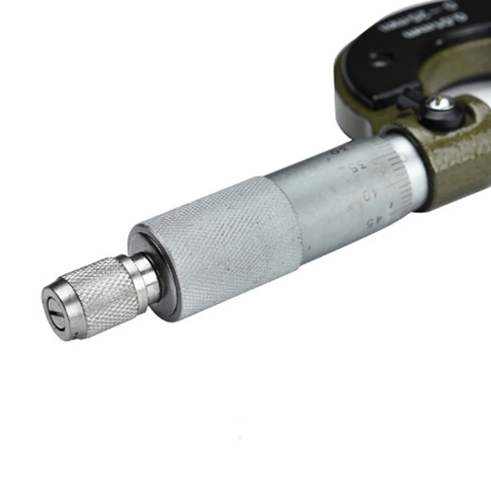 

0-25Mm Screw Micrometer With Carbide-Tipped Measuring Faces Wear Resistance Satin Finish Rust Resistant Inside Diameter