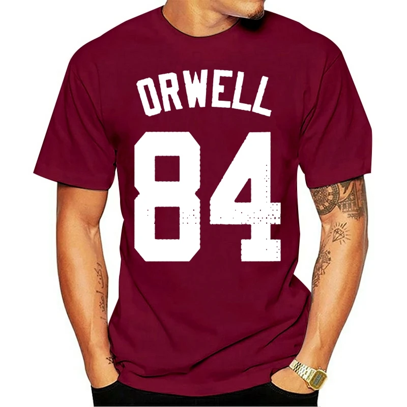 Men tshirt George Orwell   1984 Unisex T Shirt women T-Shirt tees top