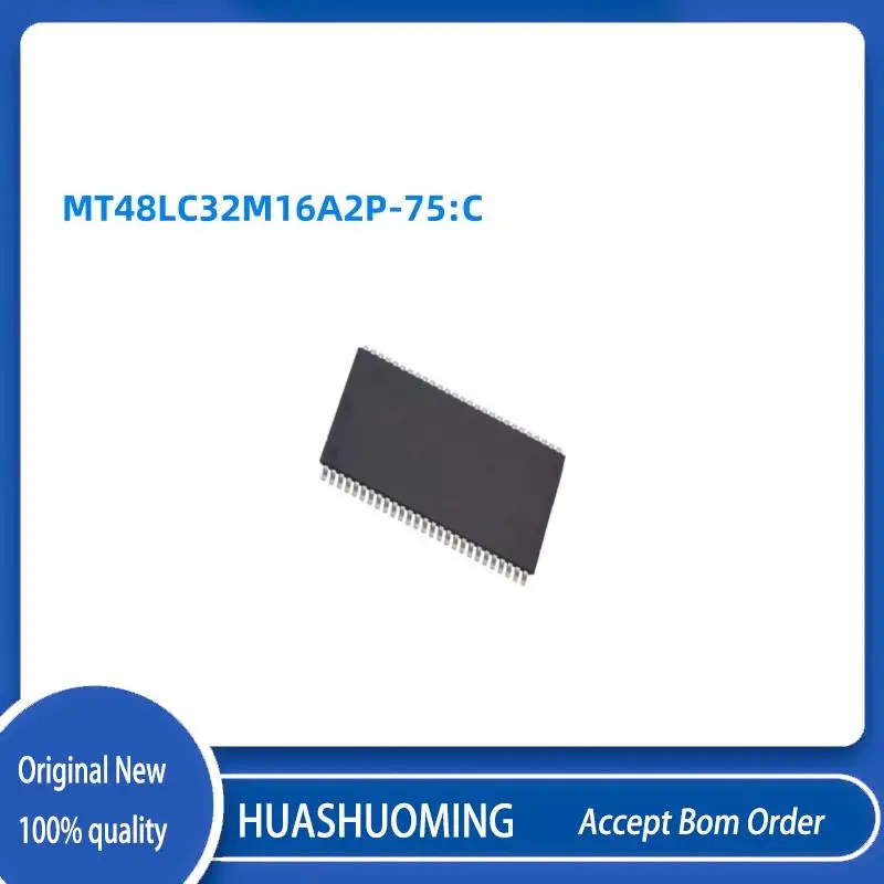 NEW 10Pcs/Lot  MT48LC32M16A2P-75:C MT48LC32M16A2P-75C   MT48LC32  TSOP54