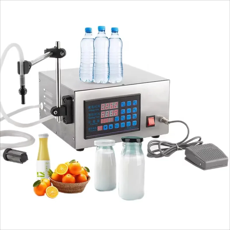 

220V or 110V Digital Control Liquid Filling Machine Small Portable Electric Water Filling Machine