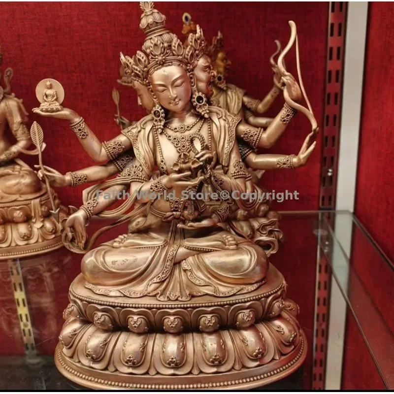Boutique budista Gran poder Namgyalma Ushnisha Vijaya Longevidad Buda Elimina desastres Dharma Greco Altar de adoración budista