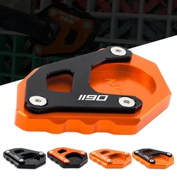 KTM Macera 1290 1050 1090 1190 Adv Süper Motosiklet Aksesuarları CNC Kickstand Ayak Yan Standı Uzatma Pedi Destek Plakası