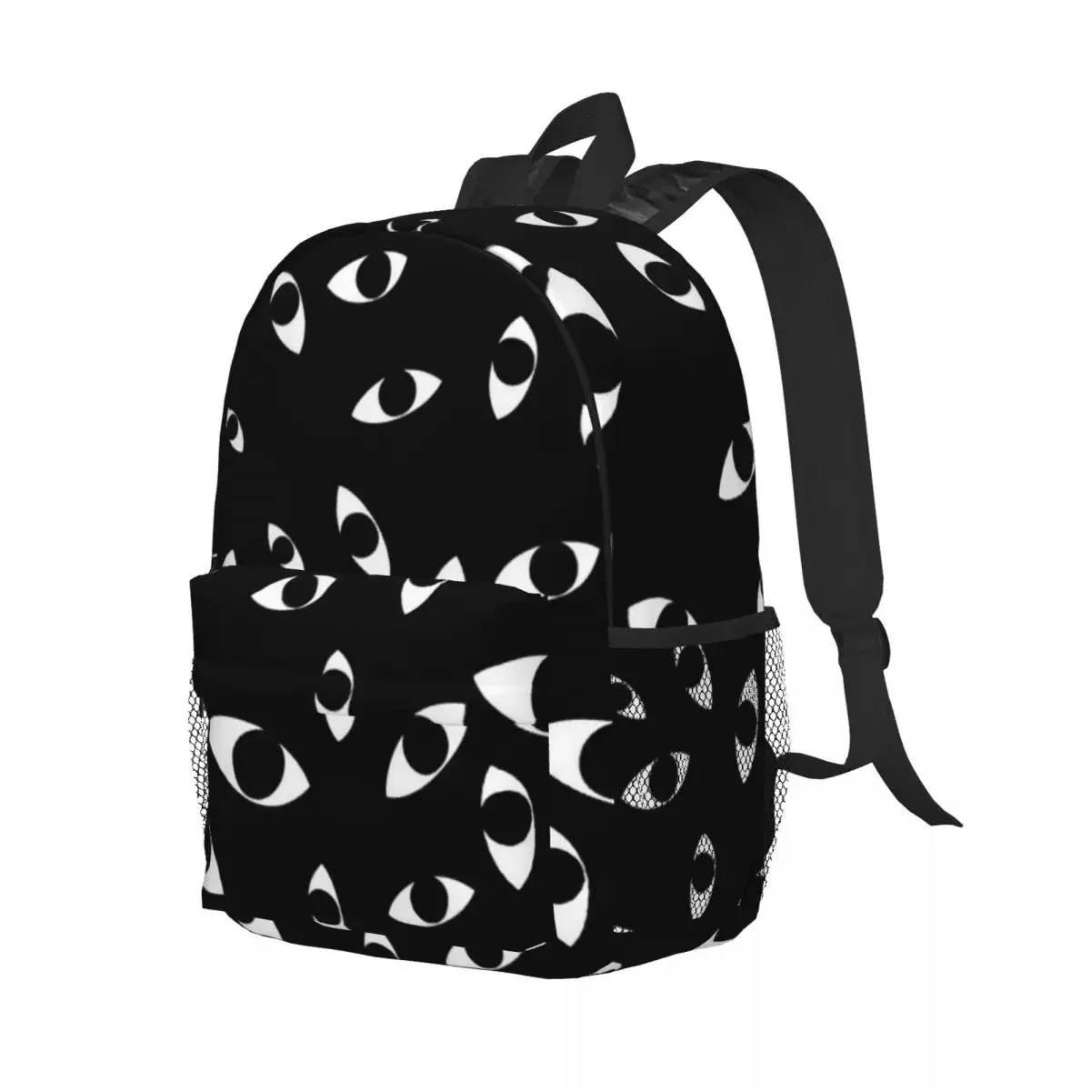 Mochilas de ojos y puertas para adolescentes, morral escolar de dibujos animados para estudiantes, bolso de hombro para ordenador portátil de gran capacidad