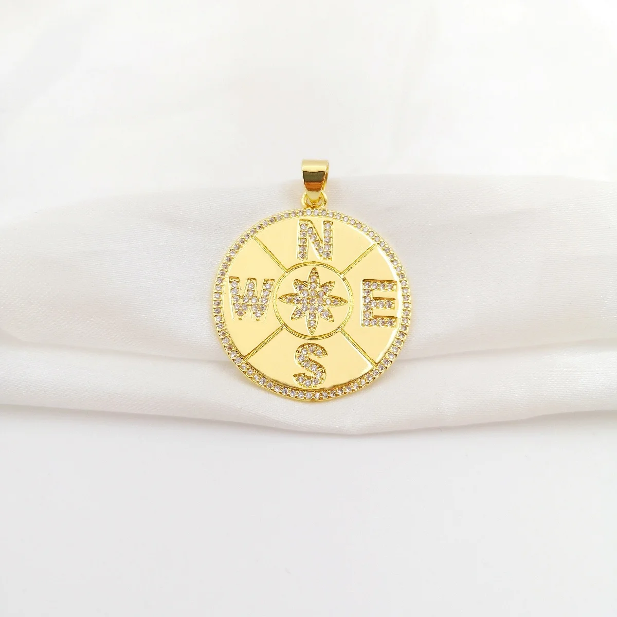 Gold Color Compass … - image