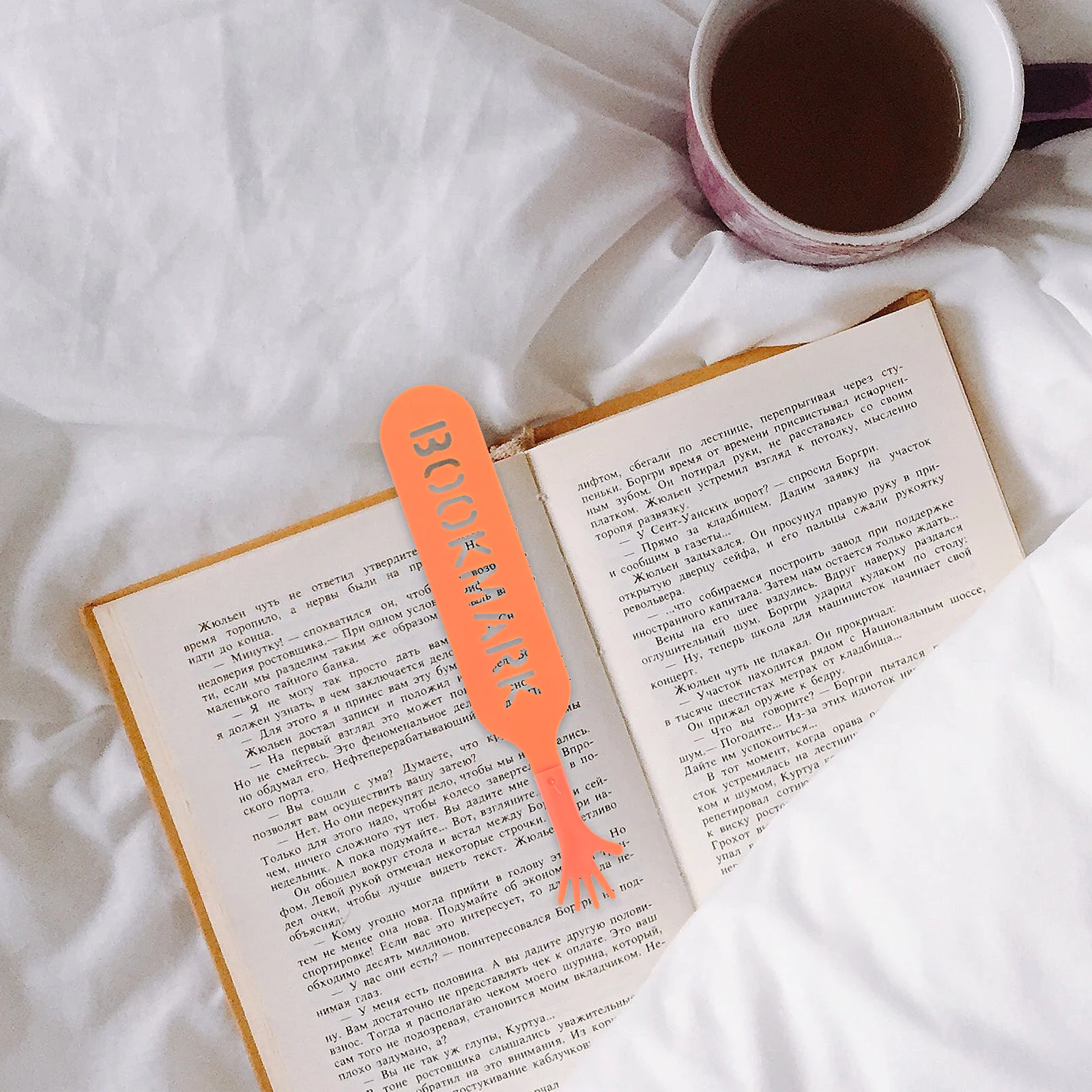 

4Pcs Hand Bookmarks Plastic Page Markers Small Cute Reading Accessories Safe Practical Hand Bookmarks Page Markers