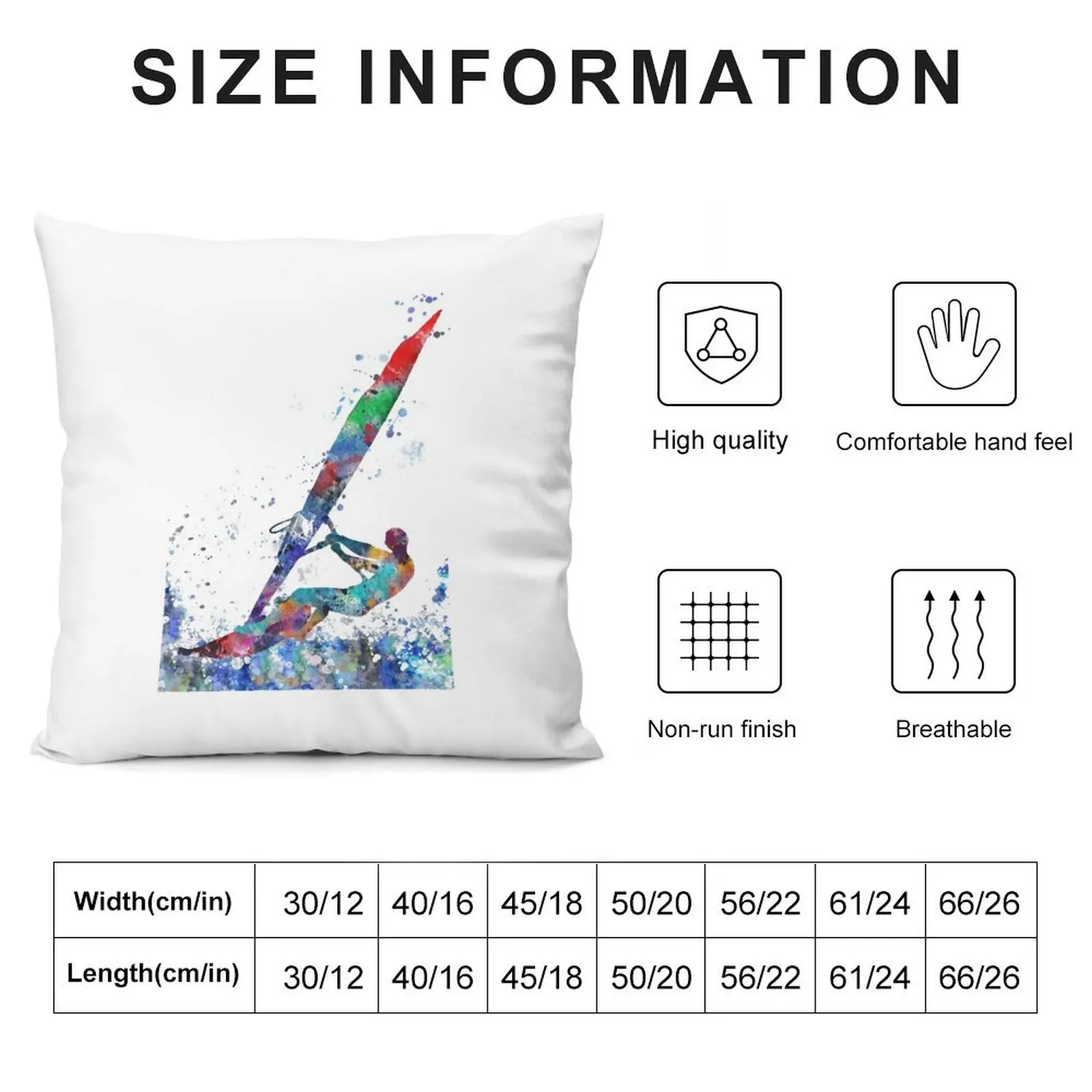 Windsurfer, windsurfing man Throw Pillow home decor items Christmas Pillows Sofa Cushions Cover pillow