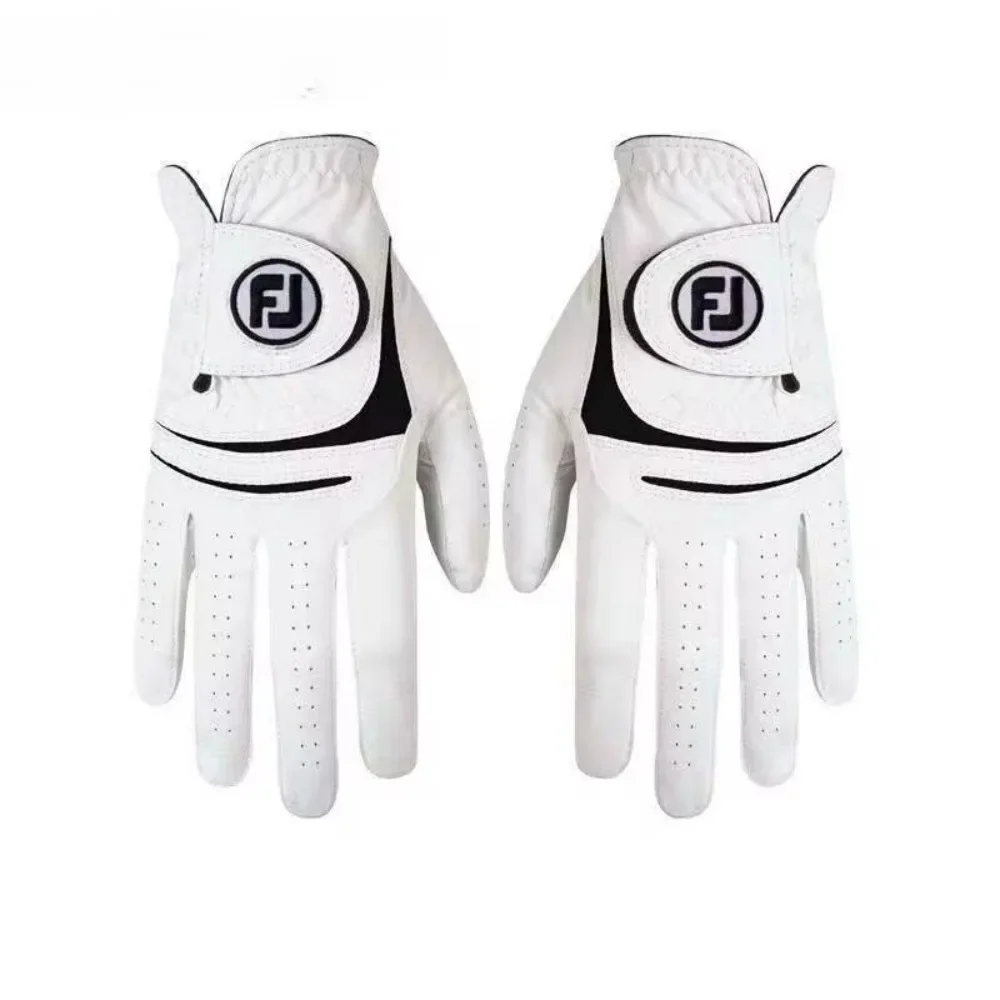 FootJoy RainGrip Golf Gloves Wholesale PU Leather Sheepskin Gloves Wear-resistant Breathable Soft Gloves