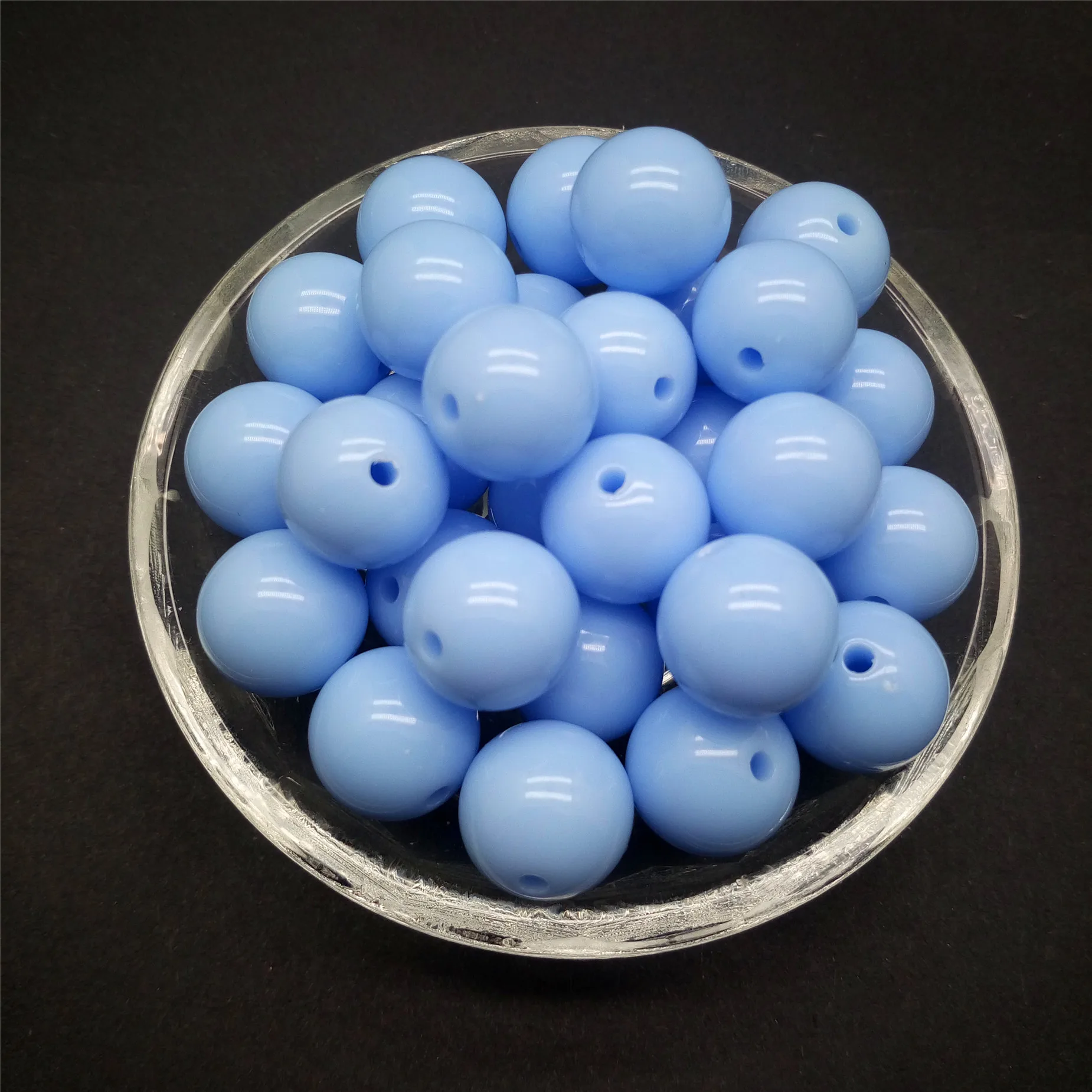 Wholesale 6 /8 /10 /12mm Acrylic Round Pearl Spacer Loose Beads For Jewelry Making DIY