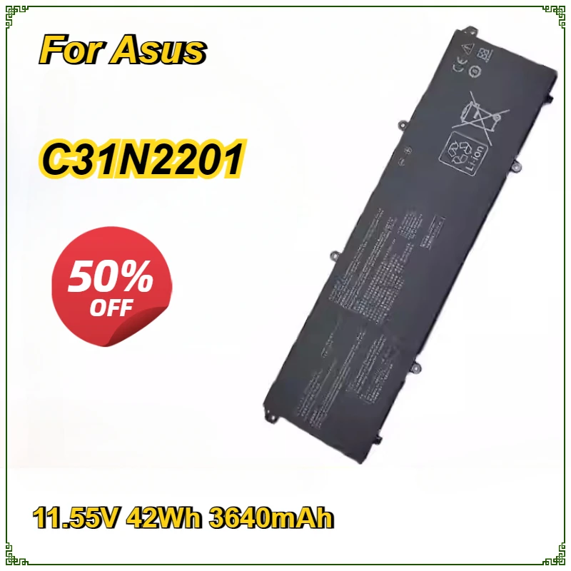 Bateria do portátil C31N2201 para Asus 0B200- 04260000   Bateria Notebook 11,55V 42Wh 3640mAh