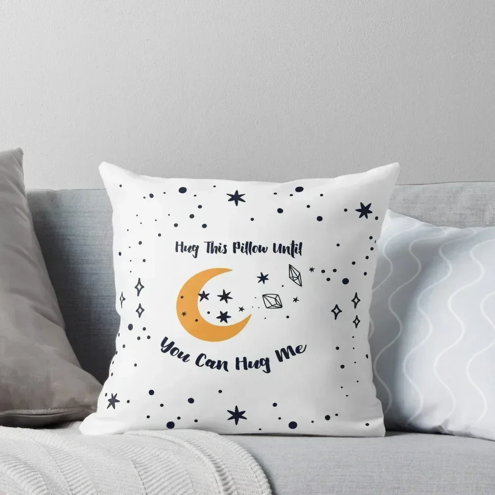 

Hug This Pillow Until You Can Hug Me funny & cute Throw Pillow Decorative Cover For Living Room christmas ornaments 2025 pillow