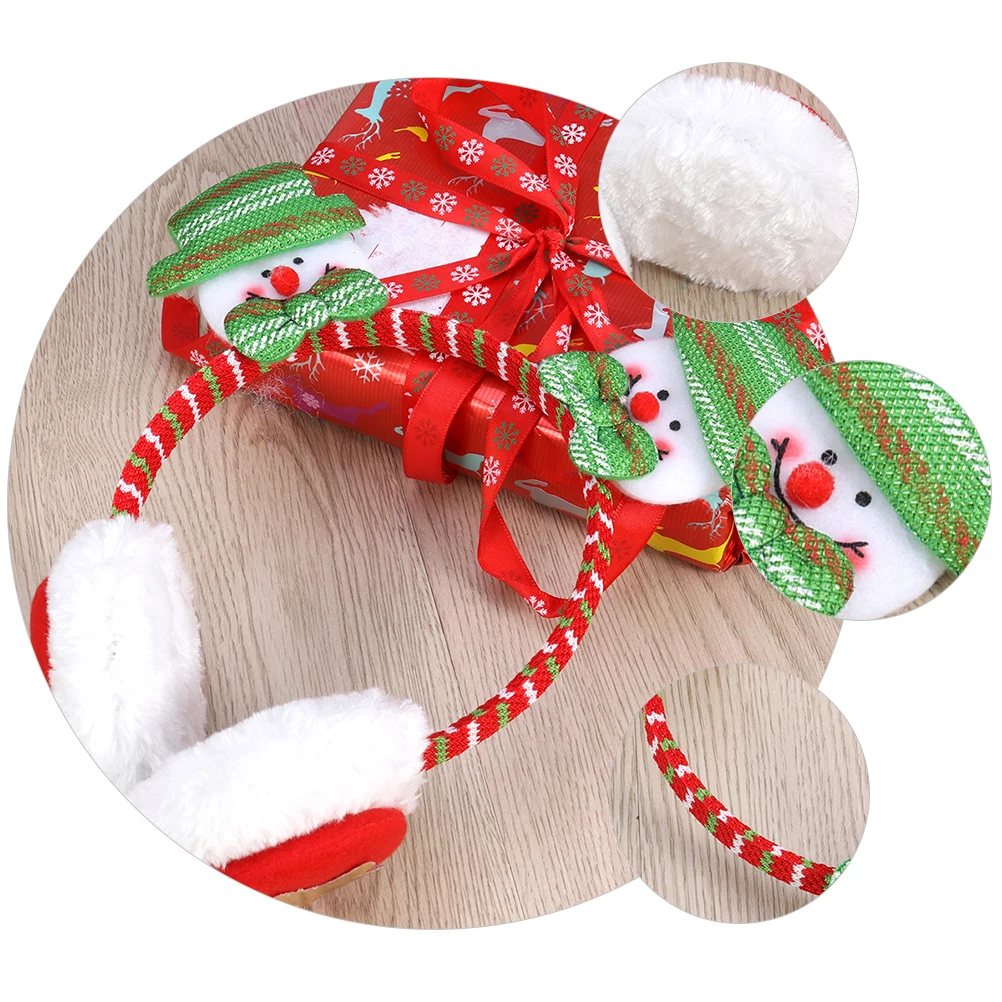 3 قطعة يفشل أذن عيد الميلاد الشتاء عقال الكرتون تصميم أغطية الأذن الدافئة التزلج على الجليد ملابس غير رسمية في الهواء الطلق