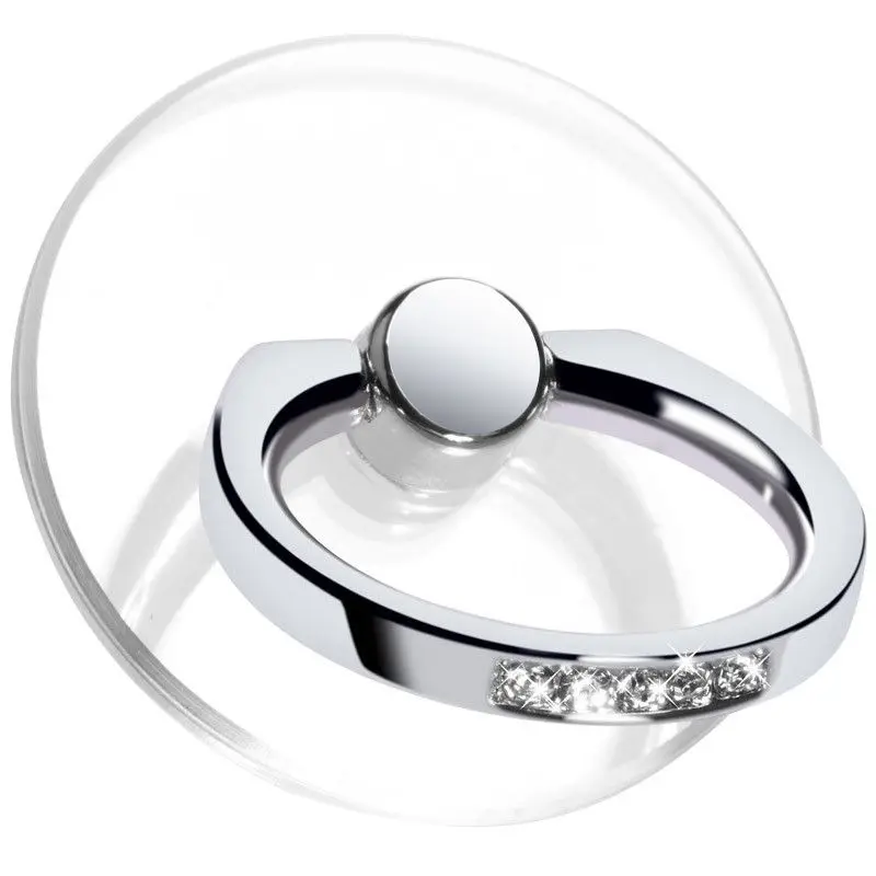 Transparenter Kreis-Fingerring, Handyhalter, Zubehör, Autohalterung, universeller Ständer, Handy-Halterung für Samsung iPhone 15 – Detail 11