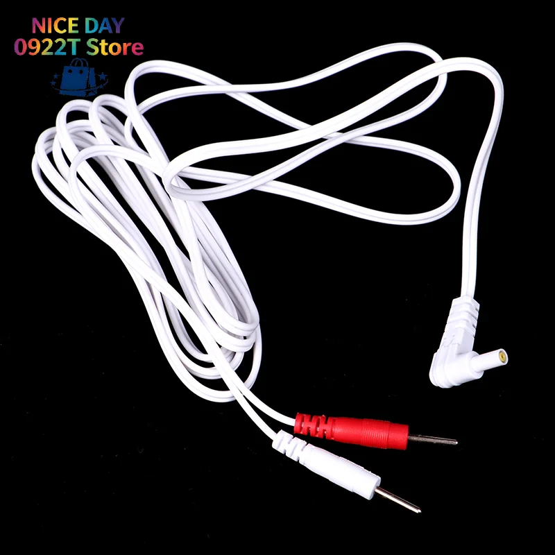 1.5/1.8M 2.35mm DC Replacement Jack Electrode Lead Wires TENS Unit Connector Cables For Muscle Stimulator@#X
