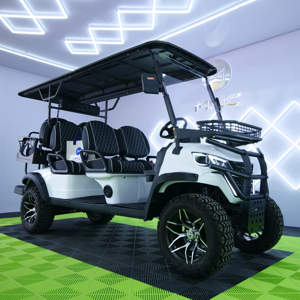 2025 באיכות גבוהה off מועדון 60v 2v סוללת ליתיום 4 כונן גלגל 6 seater גולף מחיר זול עגלות גולף חשמליות