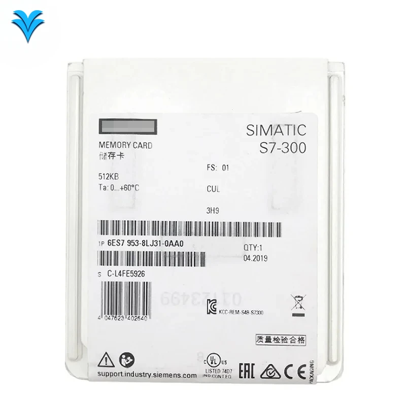 Original New Simatic S7-300/C7/ET200 Memory Card 6ES7953-8LJ31-0AA0