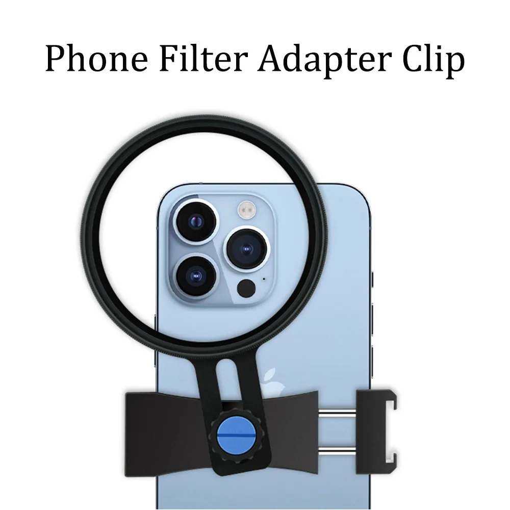 

Металлический зажим для телефона, кольцо-адаптер фильтра для Iphone 16 15 pro max 67 мм 58 мм, адаптер фильтра для Samsung s23ultra, аксессуары для IPhone