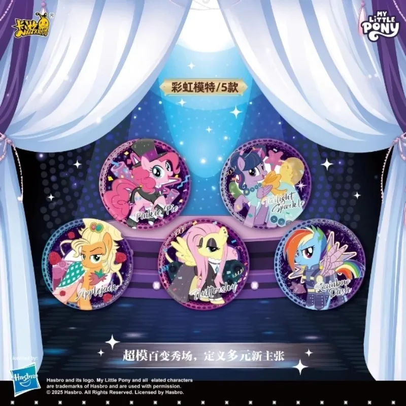 KAYOU My Little Pony Tin Badge 3e Serie: Prachtige Magic Tailoring Collection Badge Anime Randapparatuur Speelgoedcadeaus