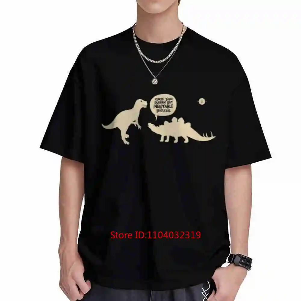 T-shirt à manches courtes Firefly Serenity Curse Your Inevitable Betrayal Dinos 100% coton