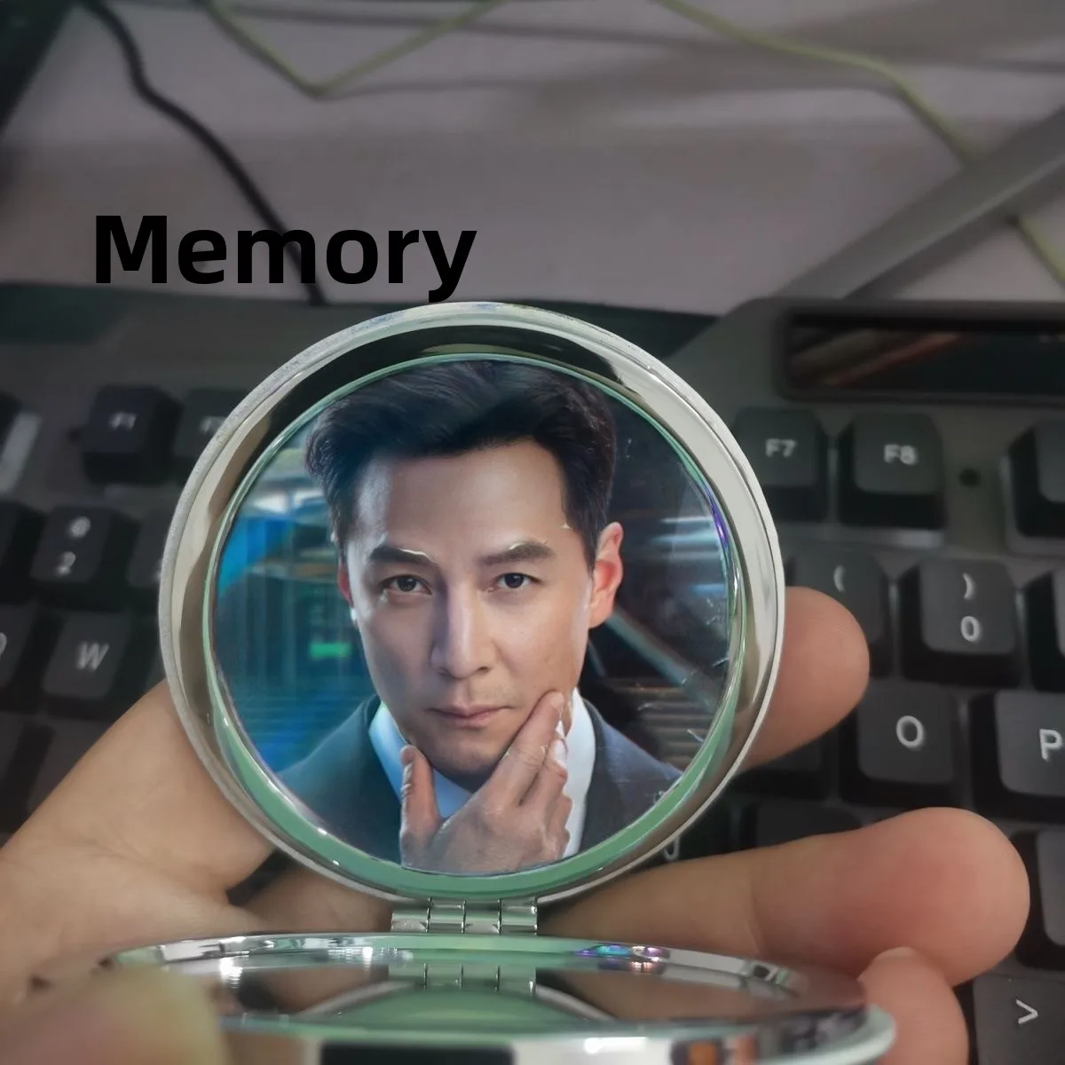 Delta Operation Dual-Sided round Mirror Collectible Toy Wu Yanyu's Mirror BEAUTISKY Brand Creative Prank Toy for Ages -14