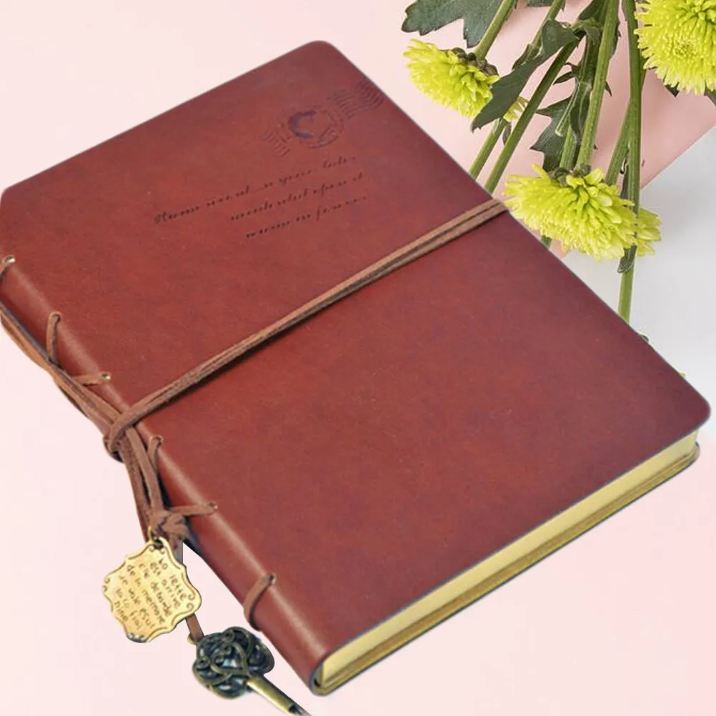 PU Vintage String Notebook for Travel Diary Planner Creative Kraft Paper Sketchbook Journal Notepad Office Diary Book view 6