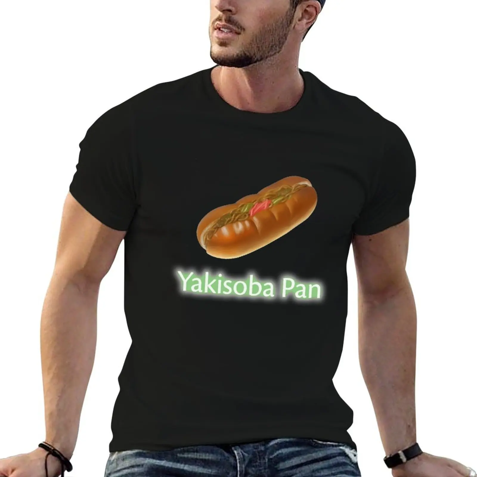 Camiseta de Takatoshi Hijiyama's Yakisoba Pan: 13 Sentinels: Aegis Rim, camisetas informales para hombre, camisetas gráficas