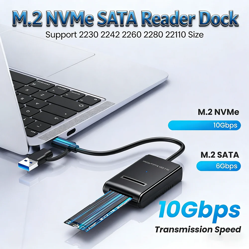 M.2 Nvme Sata Reade…
