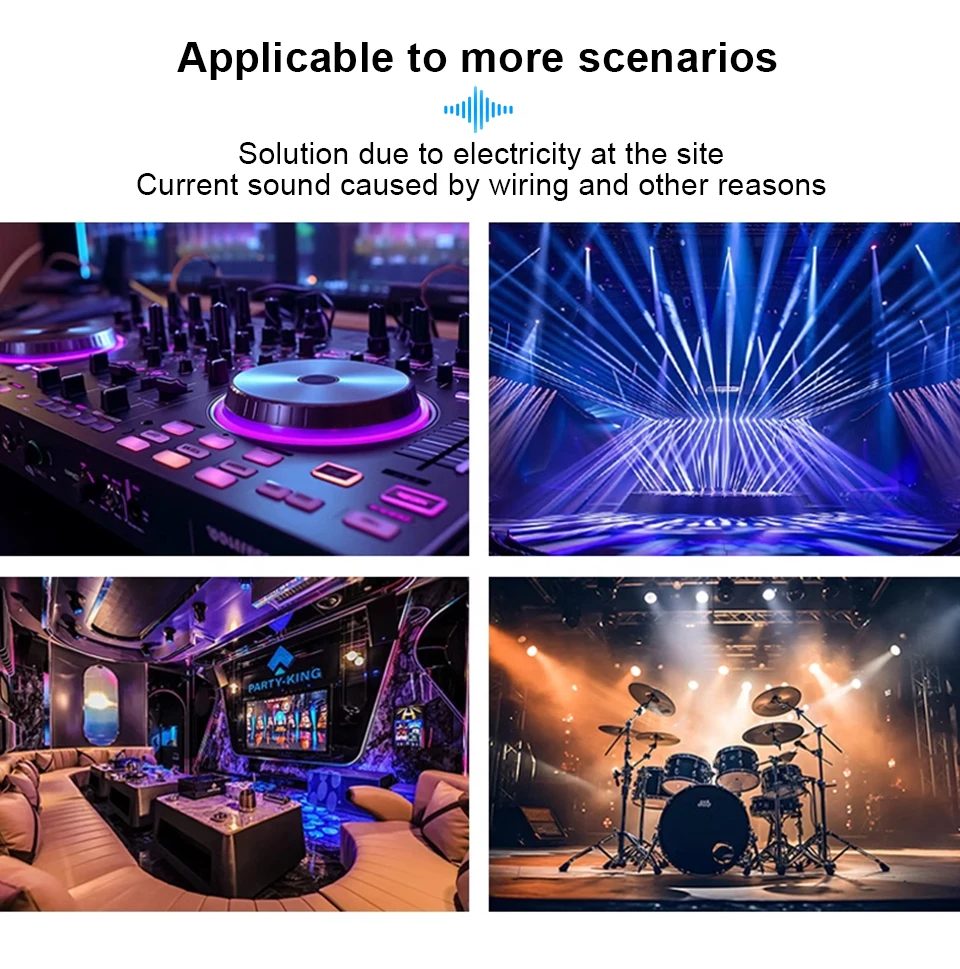 1 Stück TITAK XLR Audio-Erdungsisolator zur Beseitigung von Brummen für Mikrofonmischer, Live-Bühne, Studio-Aufnahmegerät – Detail 8