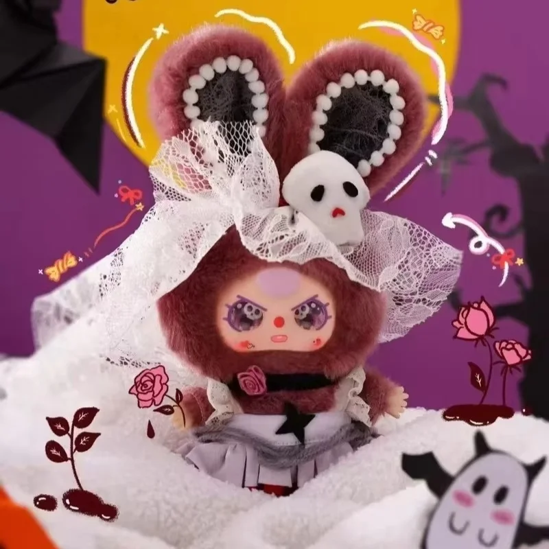 

Новинка 2024 года, 100% натуральная детская три слепых коробки, замок на Хэллоуин, приключенческая плюшевая слепая коробка, милая кукла, орнамент, украшения, игрушки, подарки